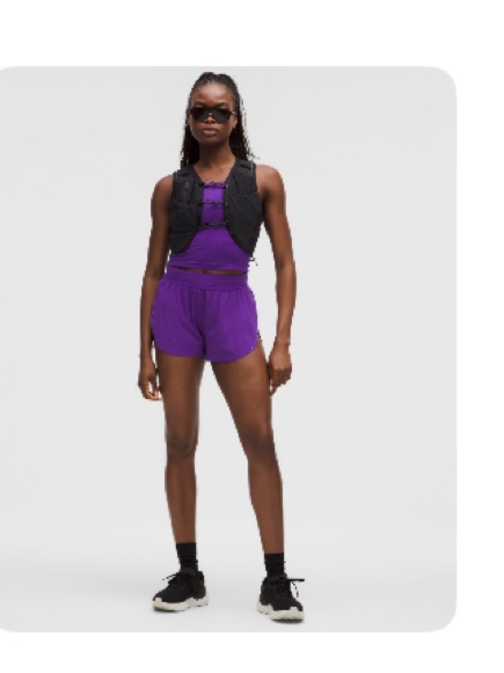 Lululemon Fast and free split shorts medium NWT